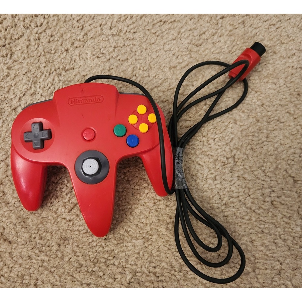 N64 Nintendo Controller Tested Red